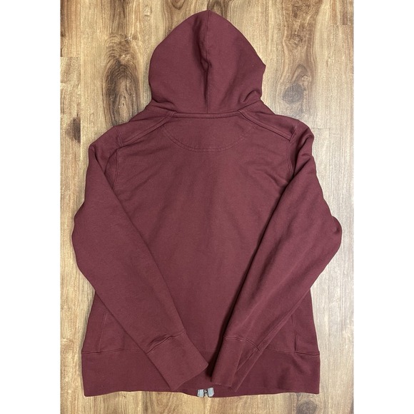 American Giant Hoodie Women's XL Red/Maroon Full Zip Heavyweight 100% Cotton - Picture 2 of 8